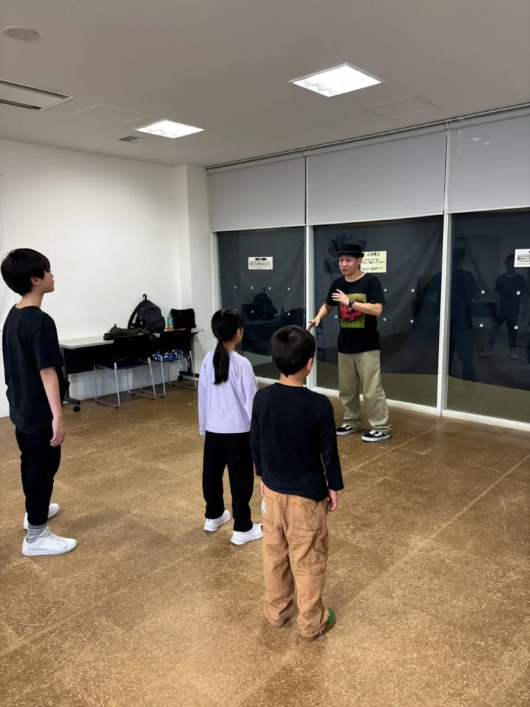 ペンギンPOPワークショップ レッスンの様子